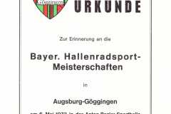 Urkunde-1973-4er-Einrad-Göggingen