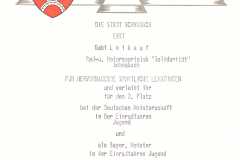 Urkunde-6er-Einrad-Jugend-1973-Gabi-Leikauf