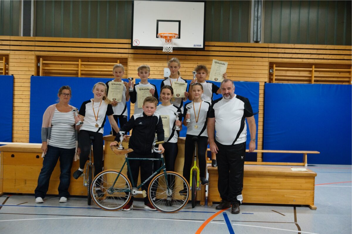 Vereinsmeisterschaft 2021 im Kunstradfahren